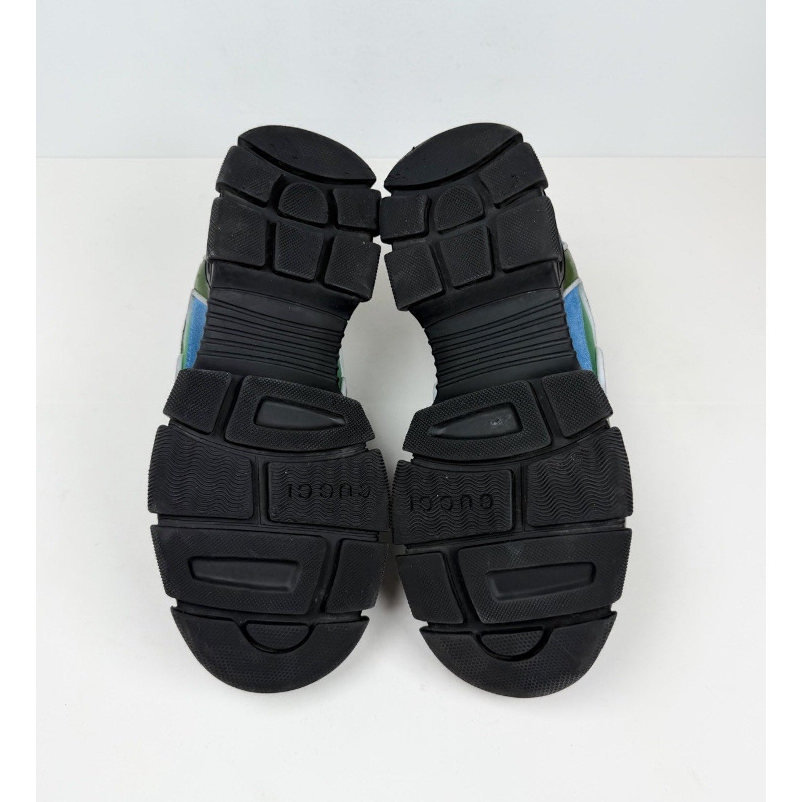 Size 7G/7.5US - Gucci Flashtrek Sega Green/Blue