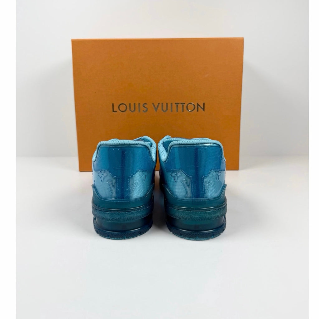 Size 7LV/8US - Louis Vuitton Transparent Blue Trainer NEW