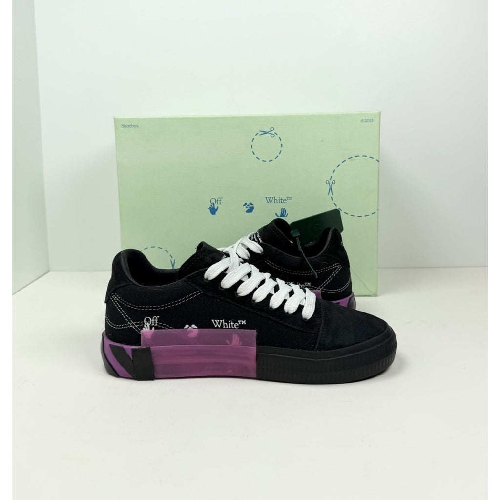 Size 36EU/6W - Off-White Vulcanized Canvas Black/Purple