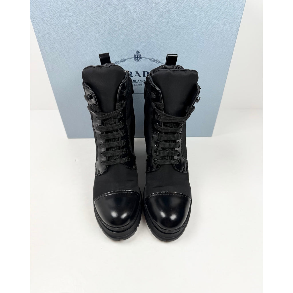 Size 6.5 - Prada Combat Ankle Boots Tried On!