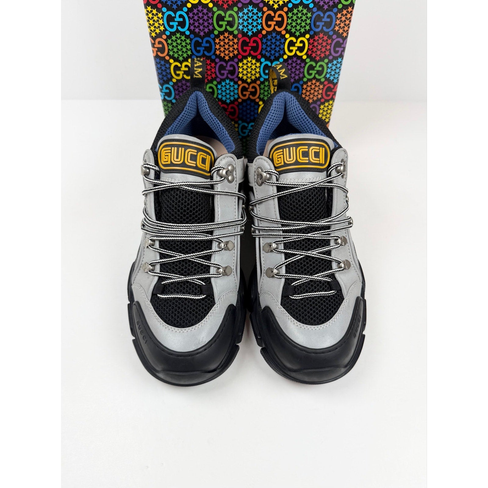 Size 8.5US - Gucci Flashtrek Reflective Grey