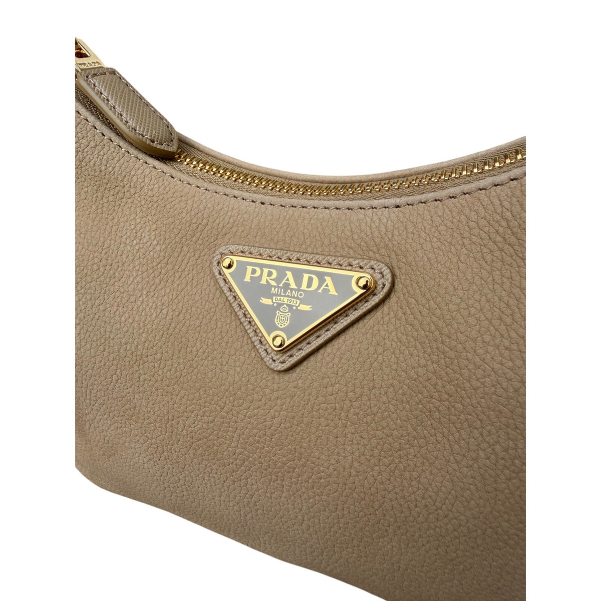 Prada Re-Edition 2005 nubuck & Saffiano leather mini-bag NEW