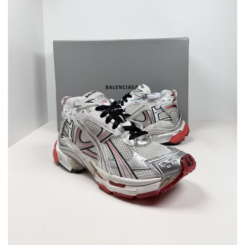 Size 43EU/10US - Balenciaga Runner White Red Black NEW