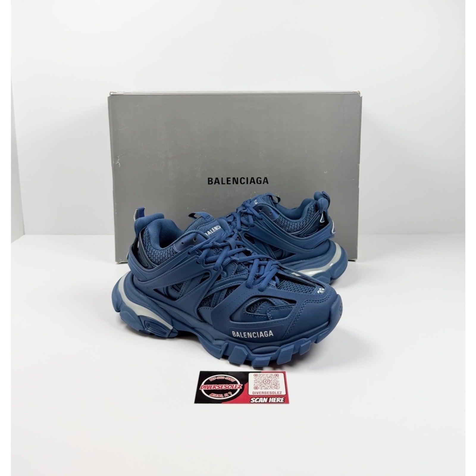 Size 39EU/6US - Balenciaga Track Blue LED Sneakers NEW