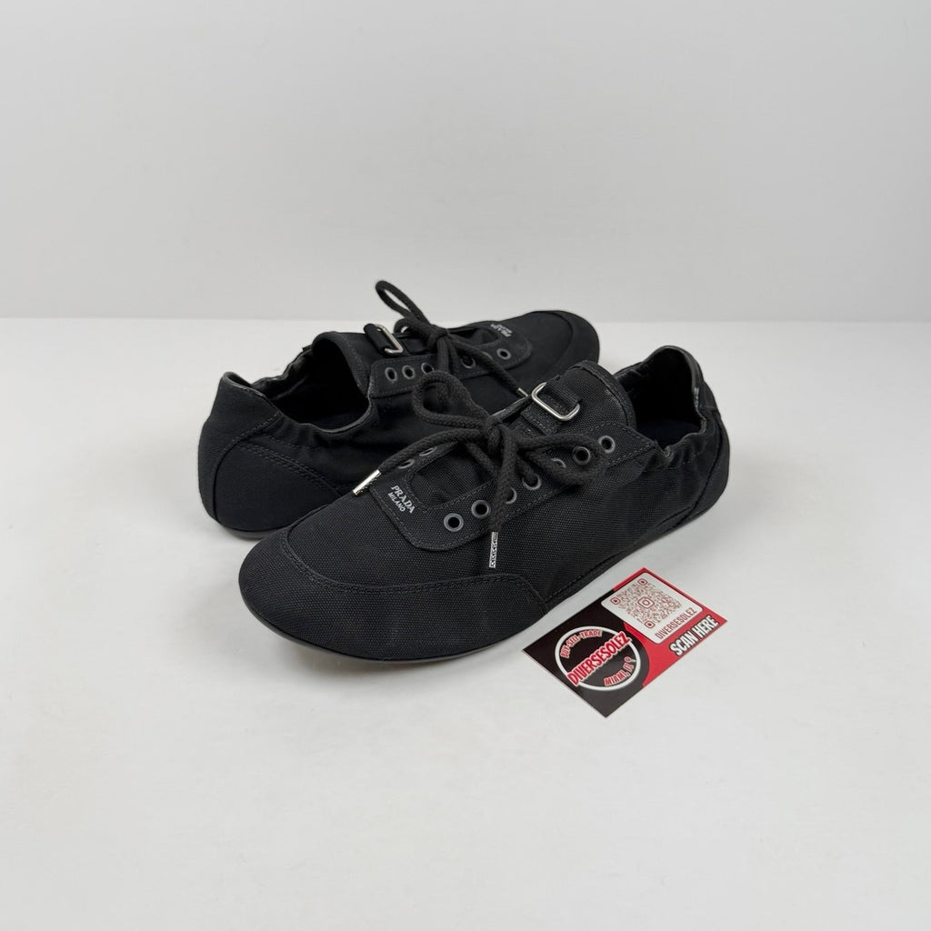 Size 8.5UK/9.5US - Prada Collapse Canvas Sneaker NEW