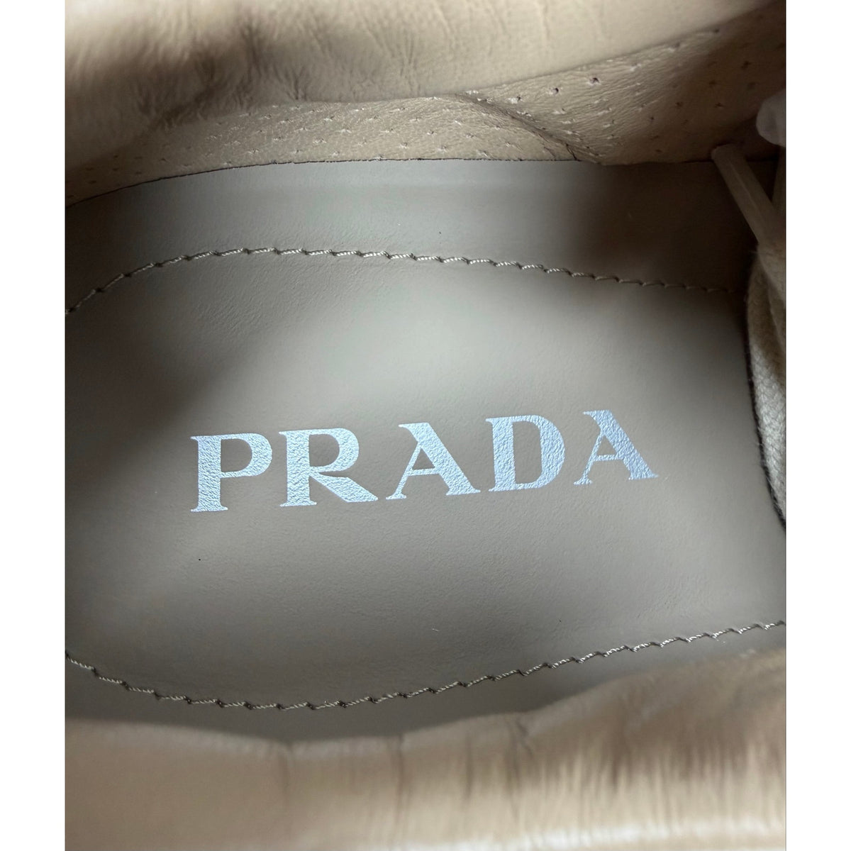 Size 8.5UK/9.5US - Prada Prax Suede Nylon NEW