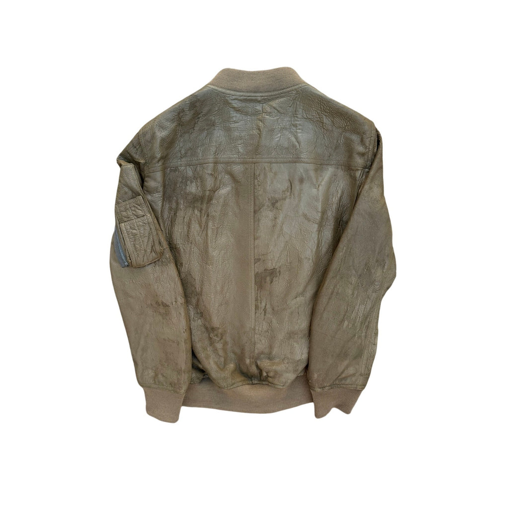 Size M - Rick Owens Leather Bomber Jacket