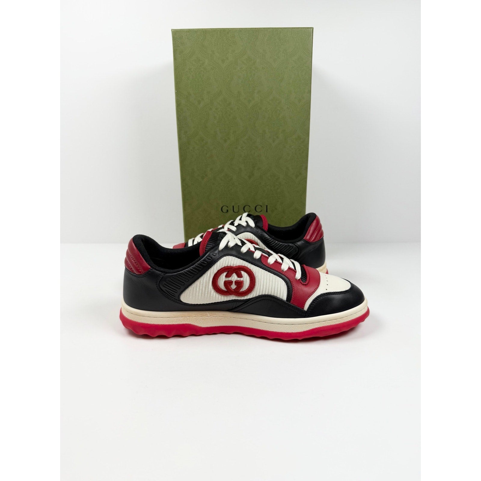 Size 7.5US - Gucci MAC80 Leather Sneakers NEW
