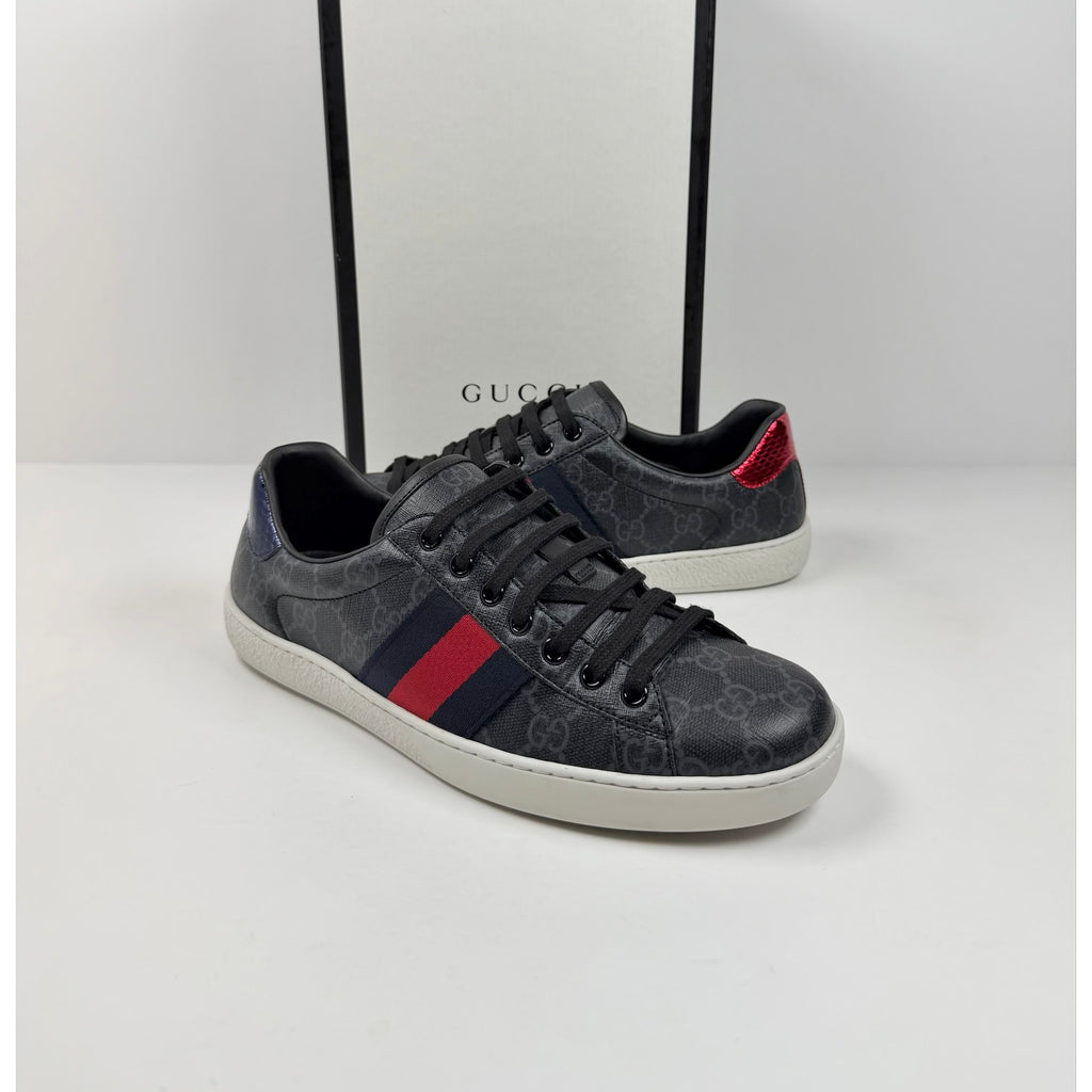 Size 8US - Gucci Ace GG Supreme Black