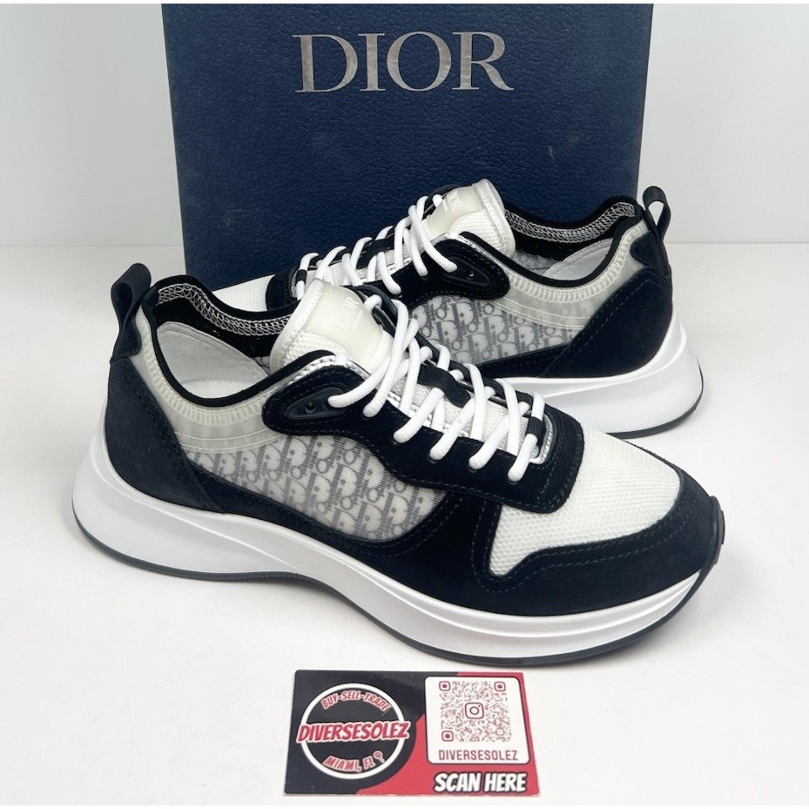 Size 40EU/7US - Dior B25 Oblique Runner