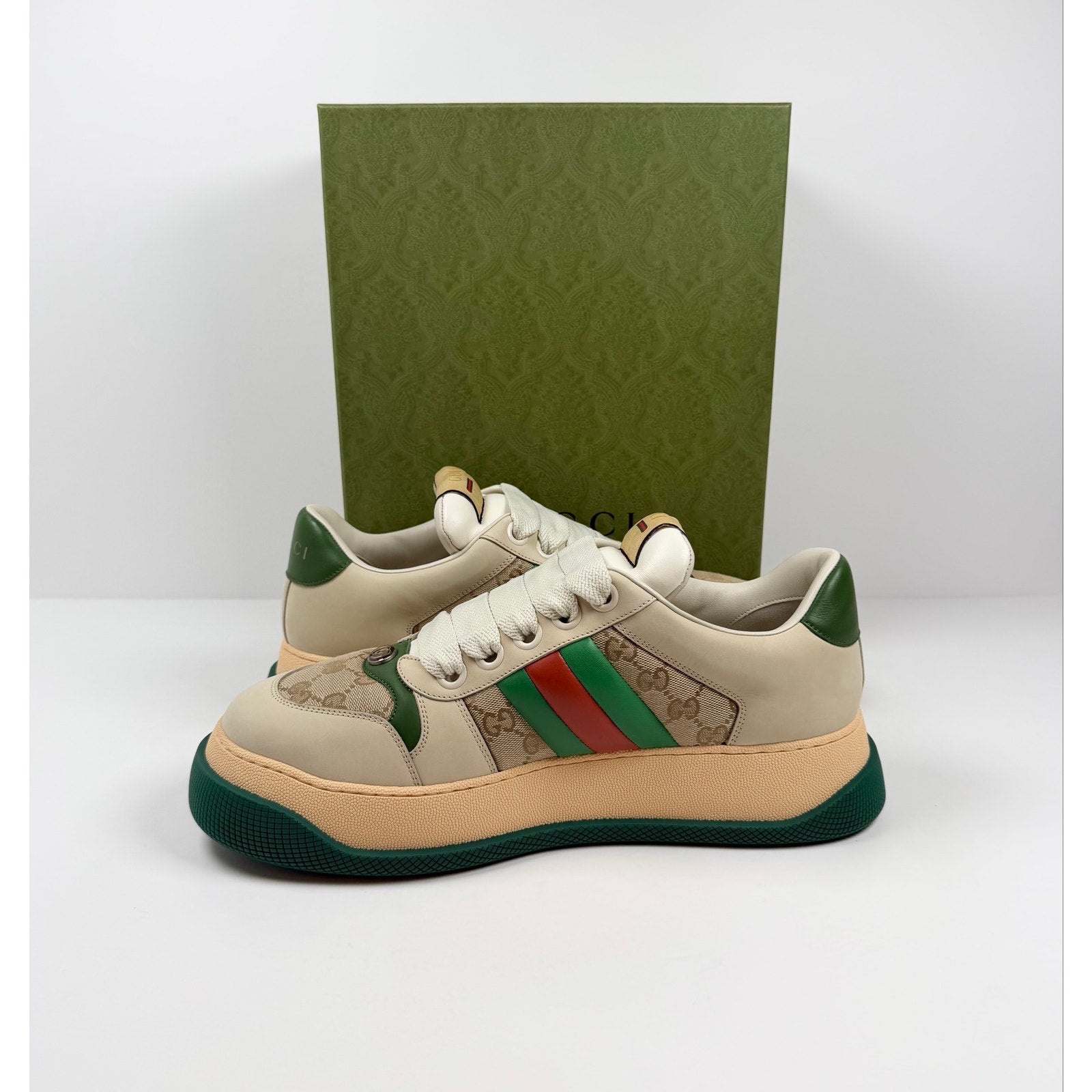 Size 13UK/13.5US - Gucci Screener Sneakers NEW