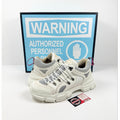 Size 10.5US - Gucci Flashtrek White Sneakers