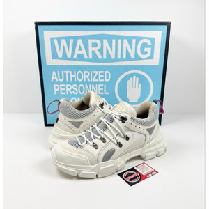 Size 10.5US - Gucci Flashtrek White Sneakers