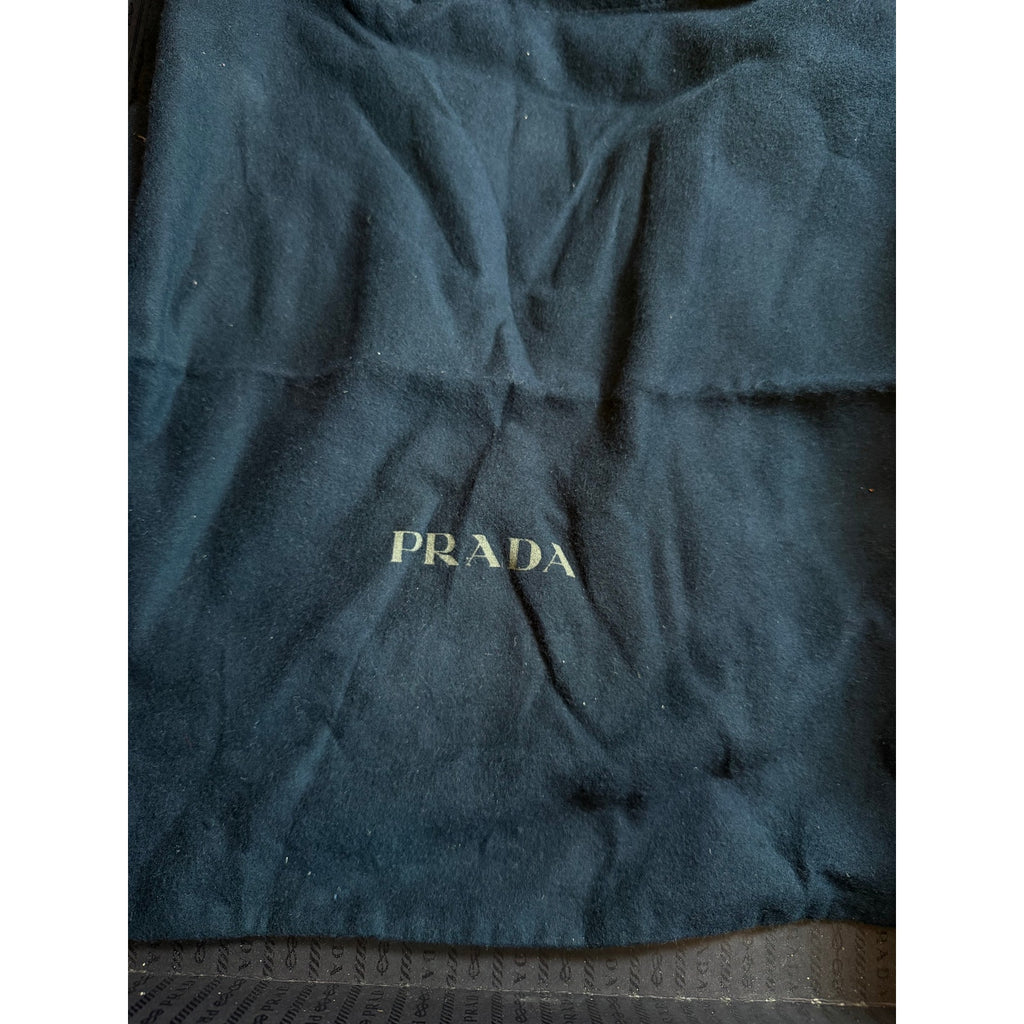 Size 9.5UK/10.5US - Prada Monolith Pouch Combat Boots