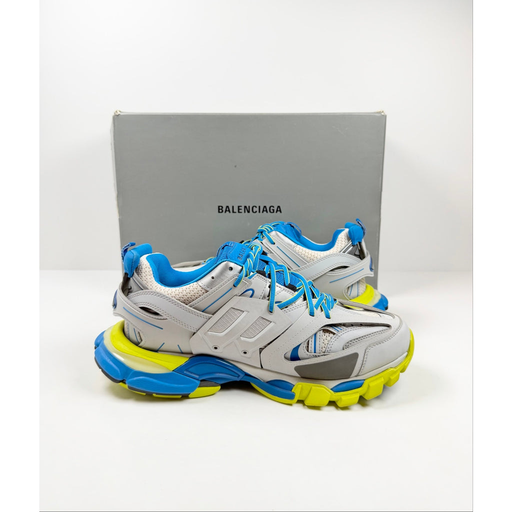 Size 45EU/12US - Balenciaga Track Gray Blue Yellow NEW