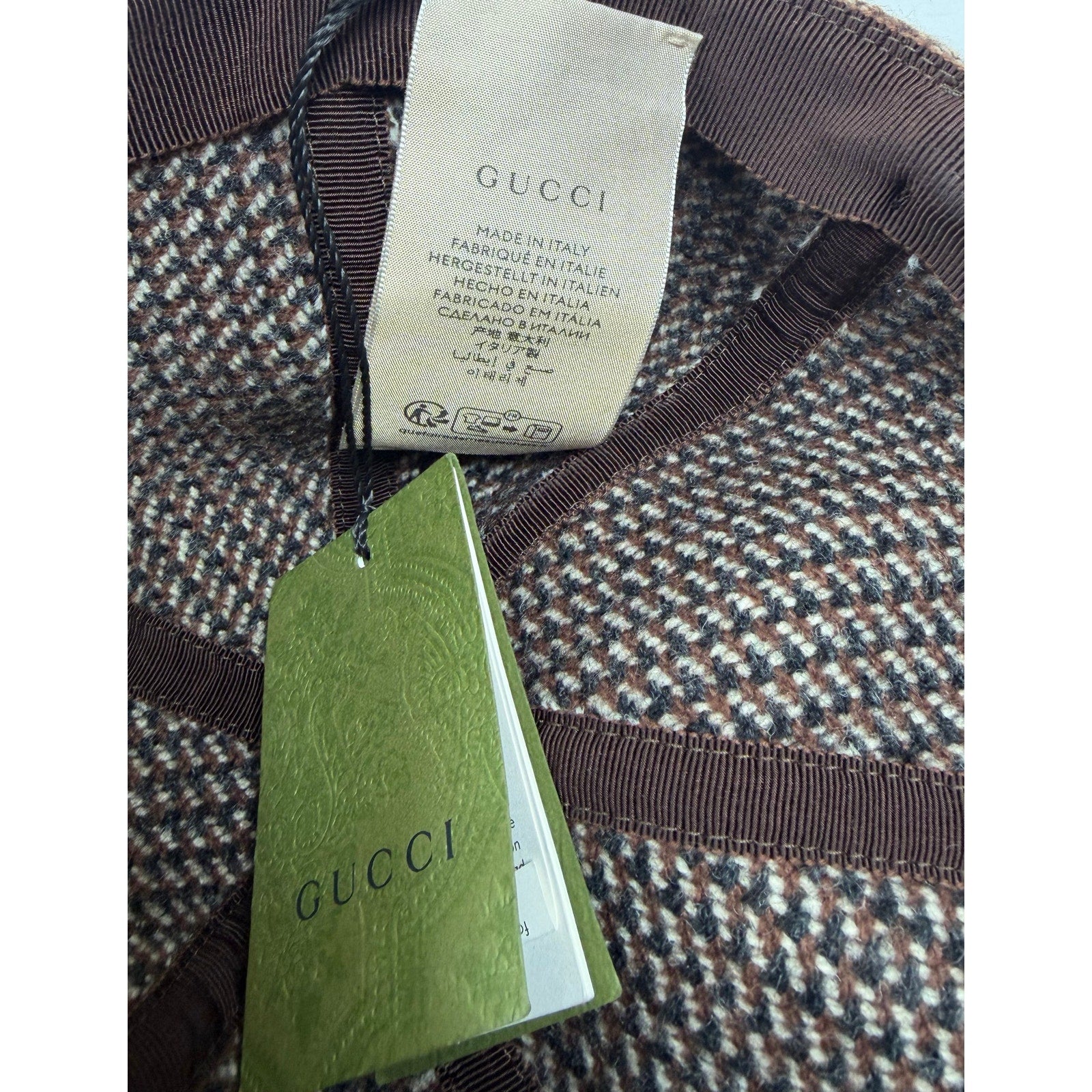 Gucci Jumbo Wool Cap Brown NEW with tags!