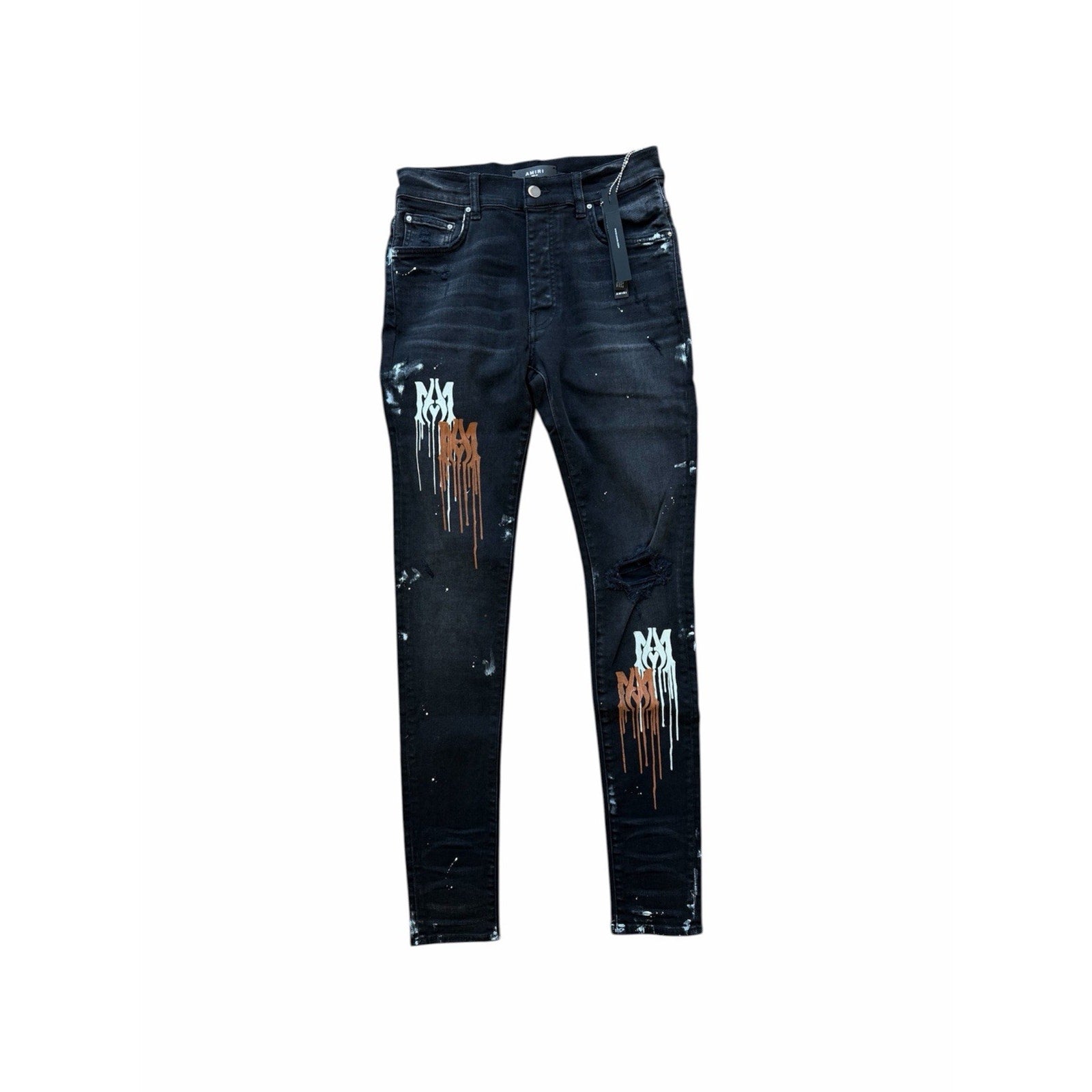 Size 34 - Amiri Aged Black MA Drip Jeans NEW