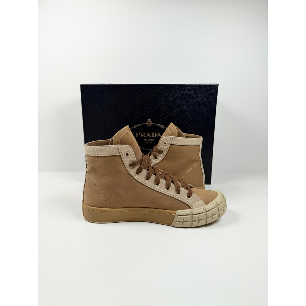 Size 9UK/10US - Prada Brown Nylon High Top