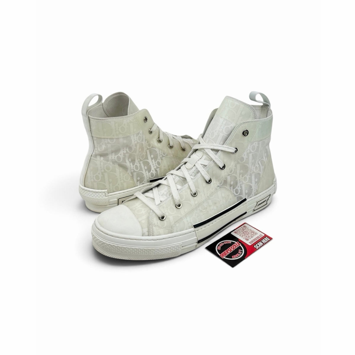 Size 46EU/13US - Dior B23 High Top Oblique White