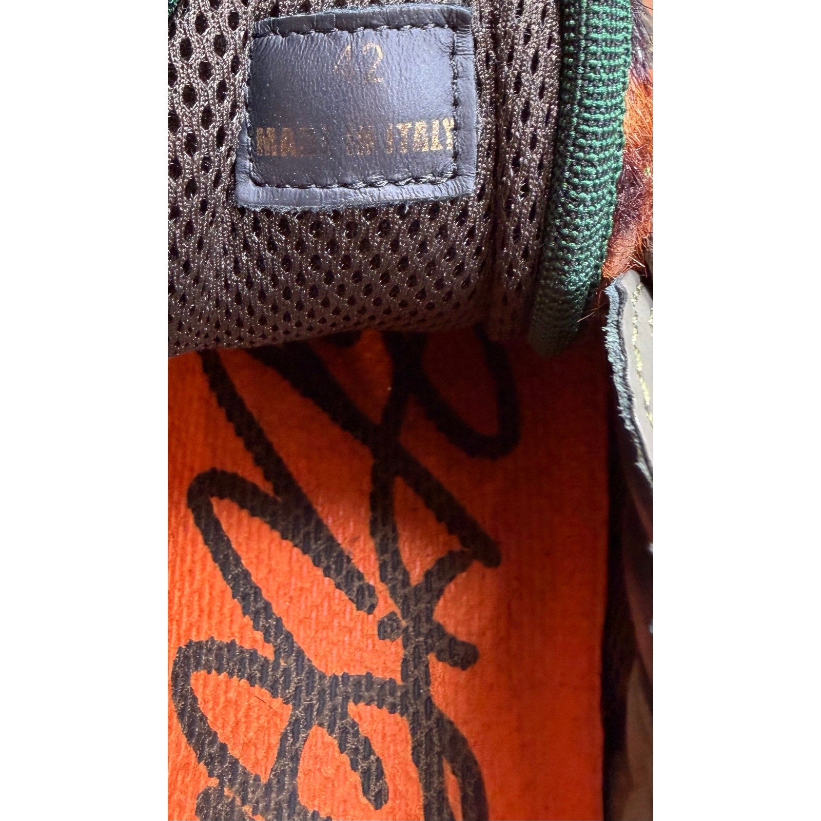 Size 42EU/9US - Versace Chain Reaction Olive Leopard