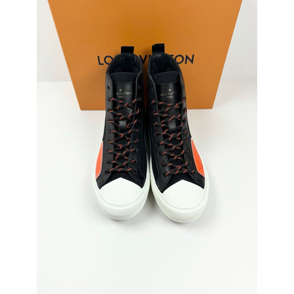 Size 8LV/9US - Louis Vuitton Tattoo High Black Orange NEW