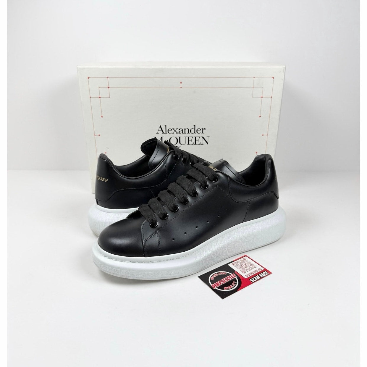 Size 9.5US - Alexander McQueen Black White