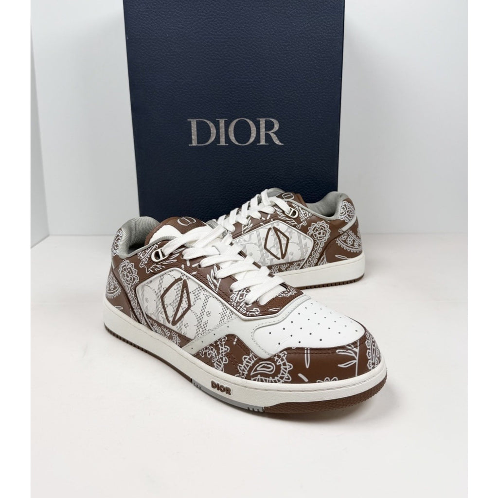 Size 41EU/8US - Dior B27 Paisley Brown Oblique