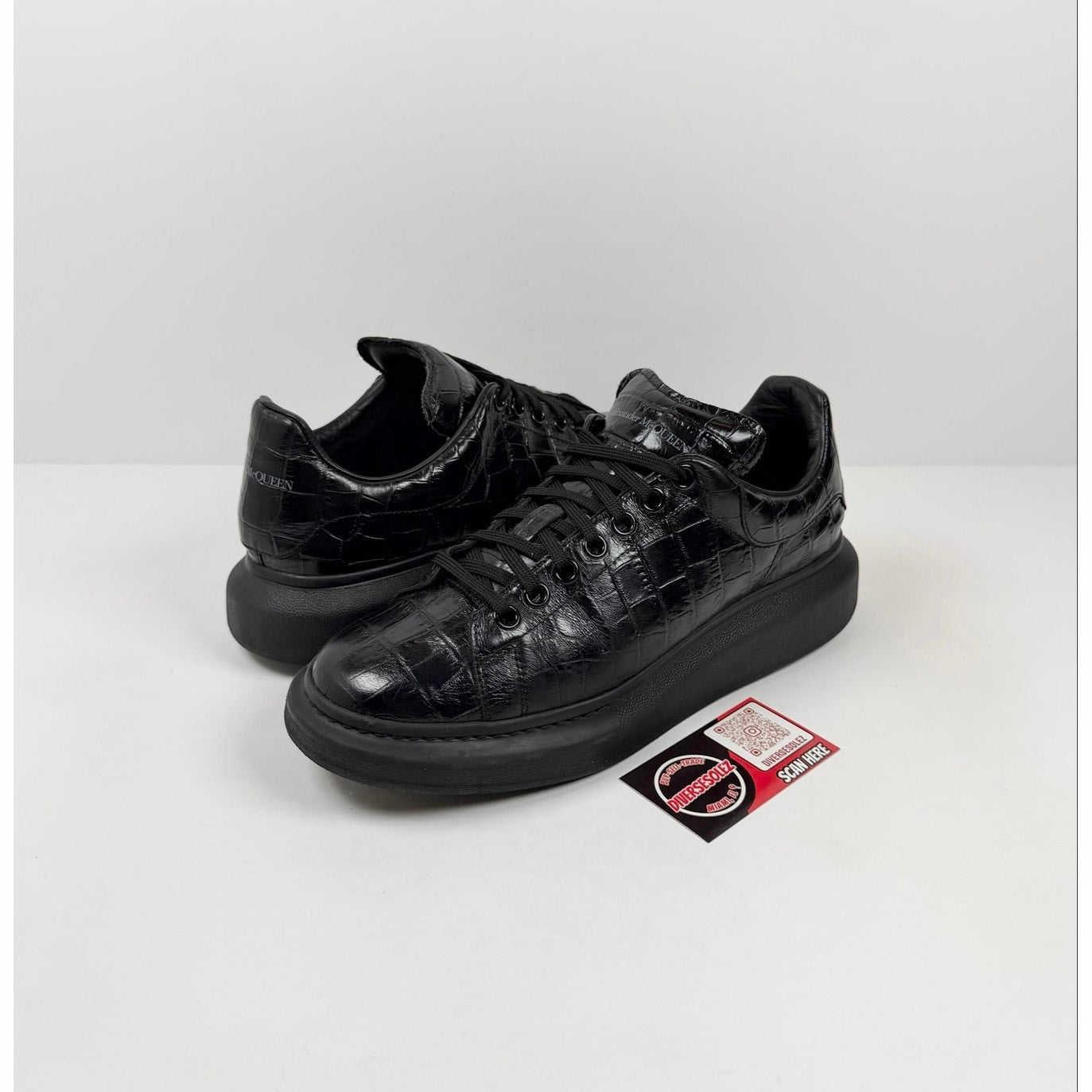 Size 42EU/9US - Alexander McQueen Croc Leather