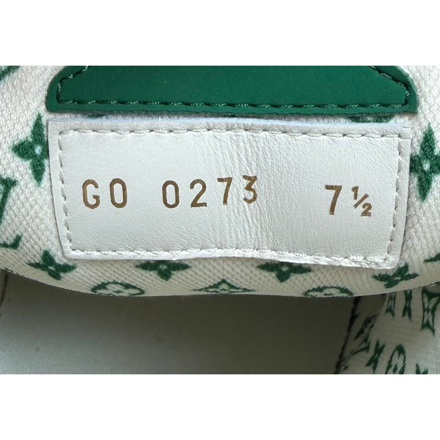 Size 7.5UK/8.5US - Louis Vuitton Skate White Green