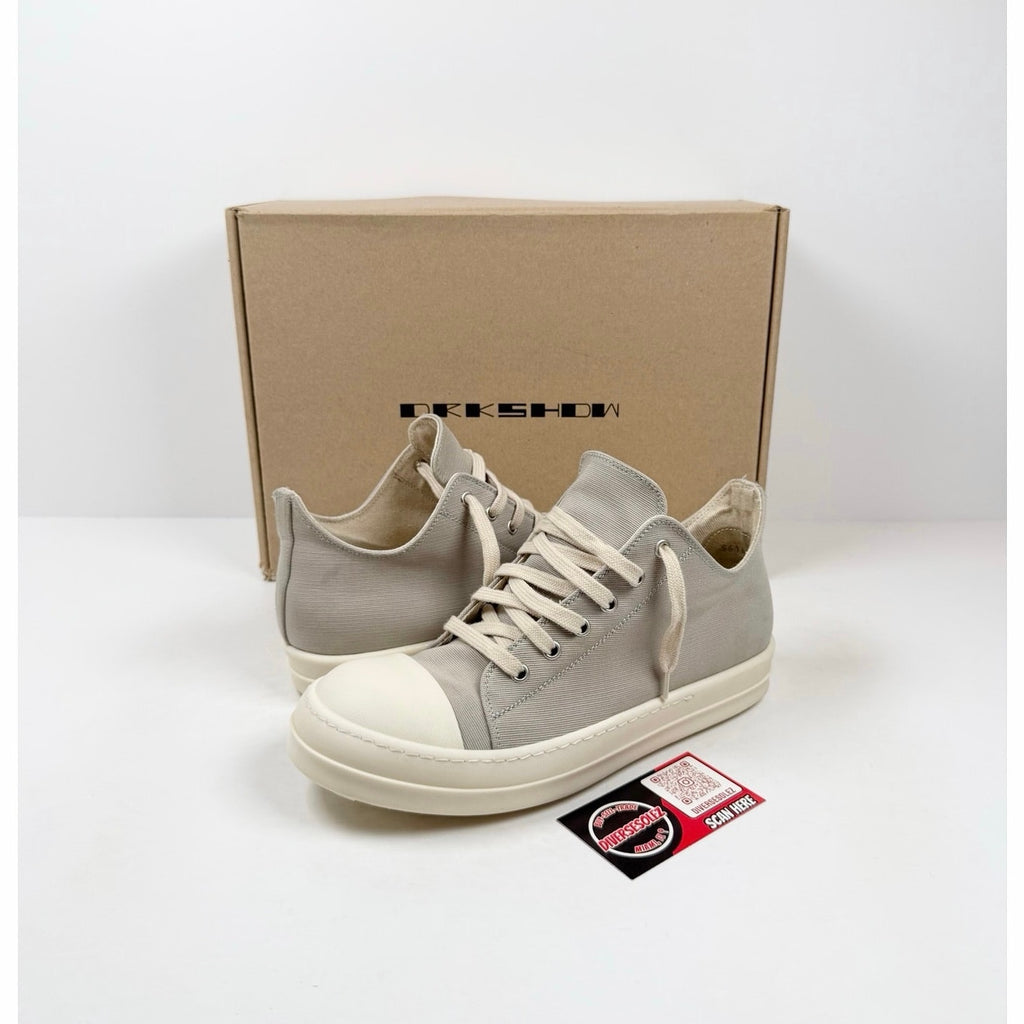 Size 40EU/7US - Rick Owen’s Canvas Low Top