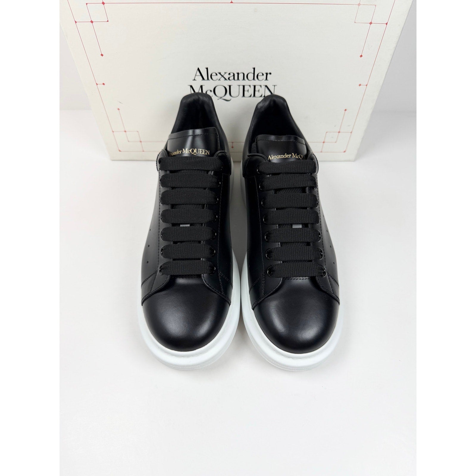 Size 9.5US - Alexander McQueen Black White