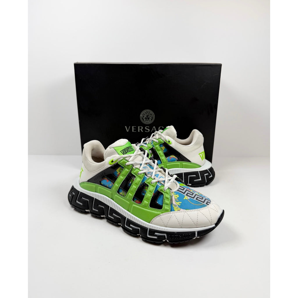 Size 11.5 - Versace Trigreca Blue Green