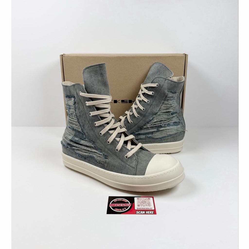 Size 44EU/11US - Rick Owen’s DRKSHDW Distressed High Top
