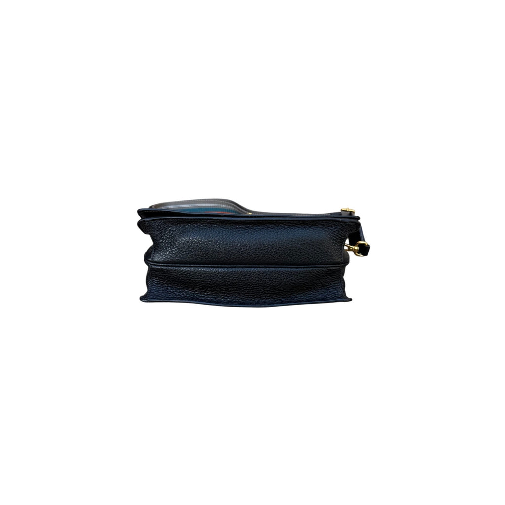 Prada Vitello Daino Double Strap Flap Crossbody Bag NEW