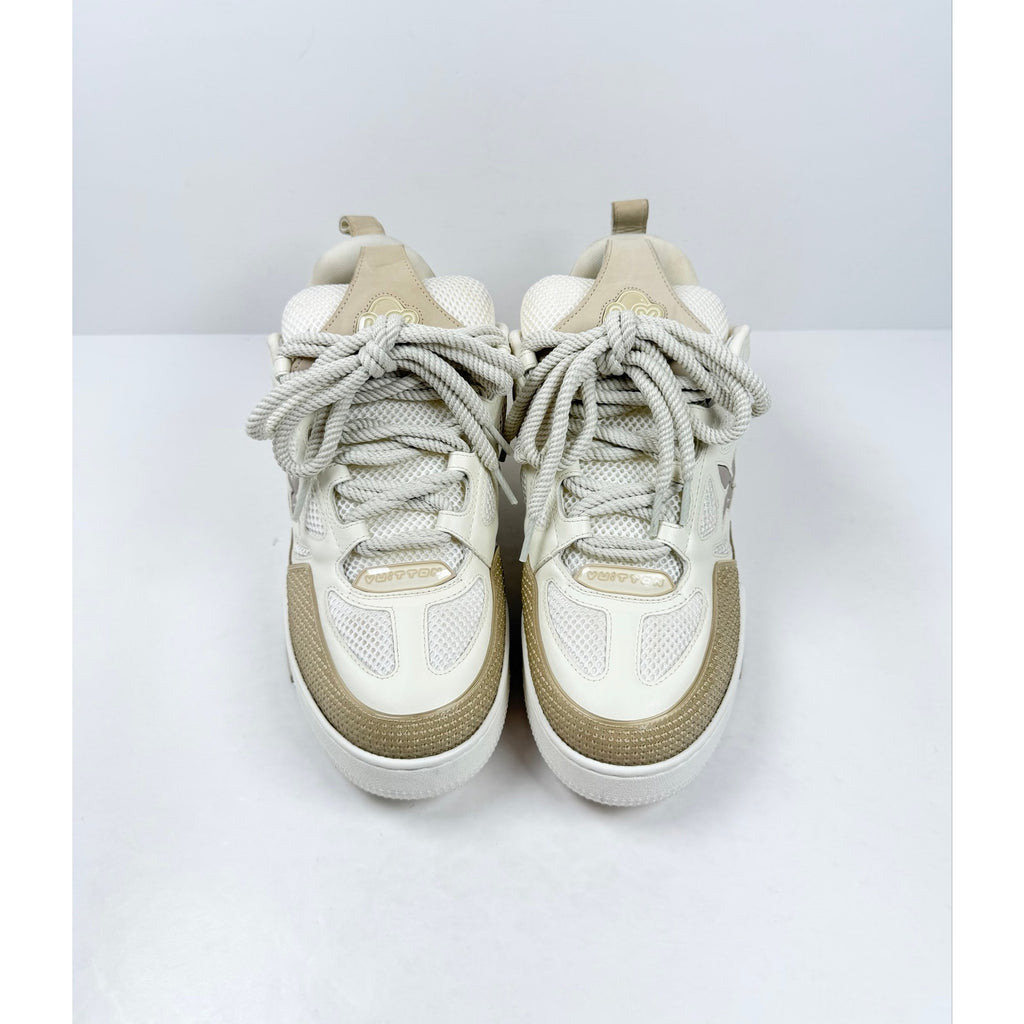 Size 10UK/11US - Louis Vuitton Skate Beige White