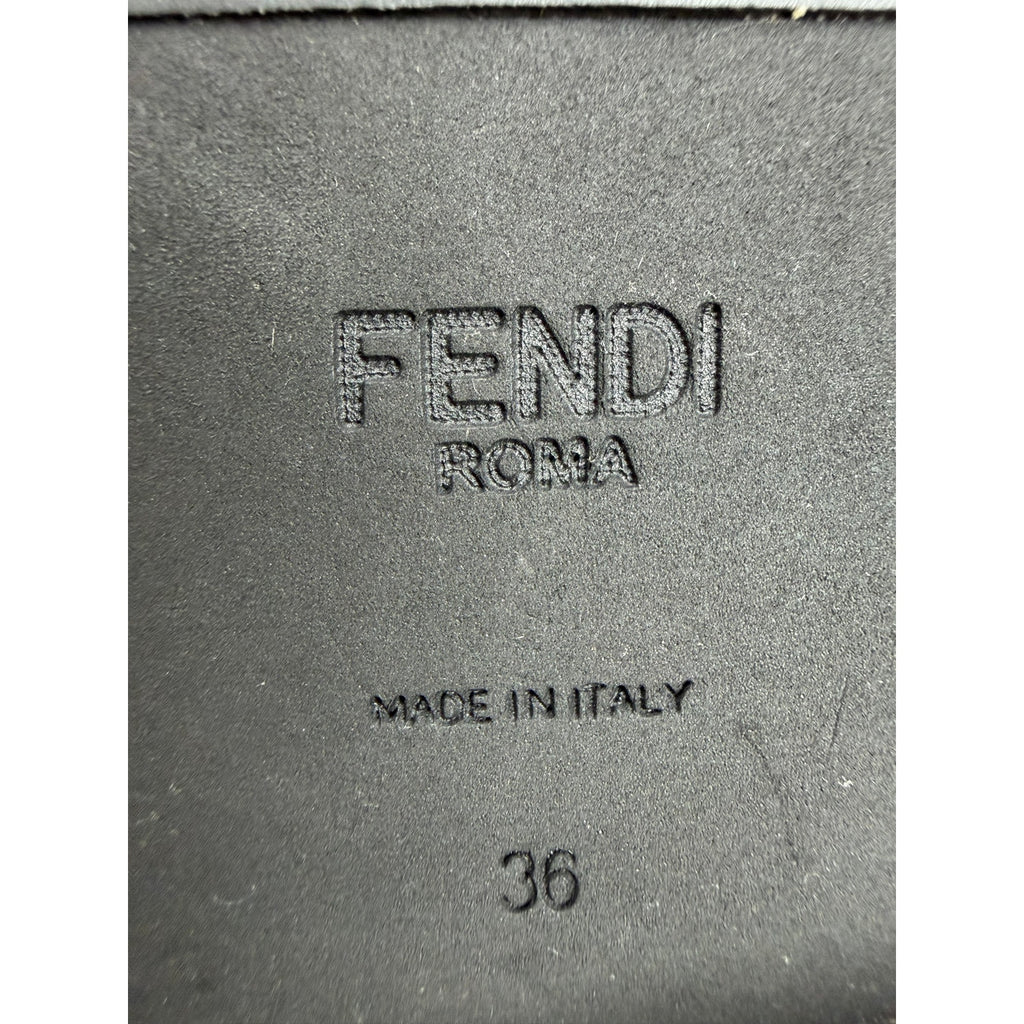 Size 36/6 - Fendi Leather Combat Boots