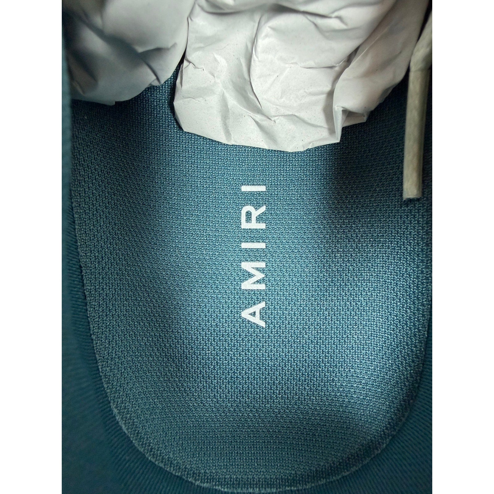 Size 40EU/7US - Amiri Skel Top Low Denim Blue NEW