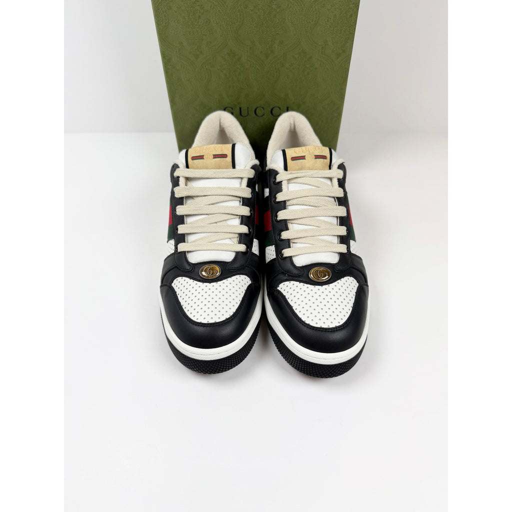 Size 8.5US - Gucci Screener Black White NEW