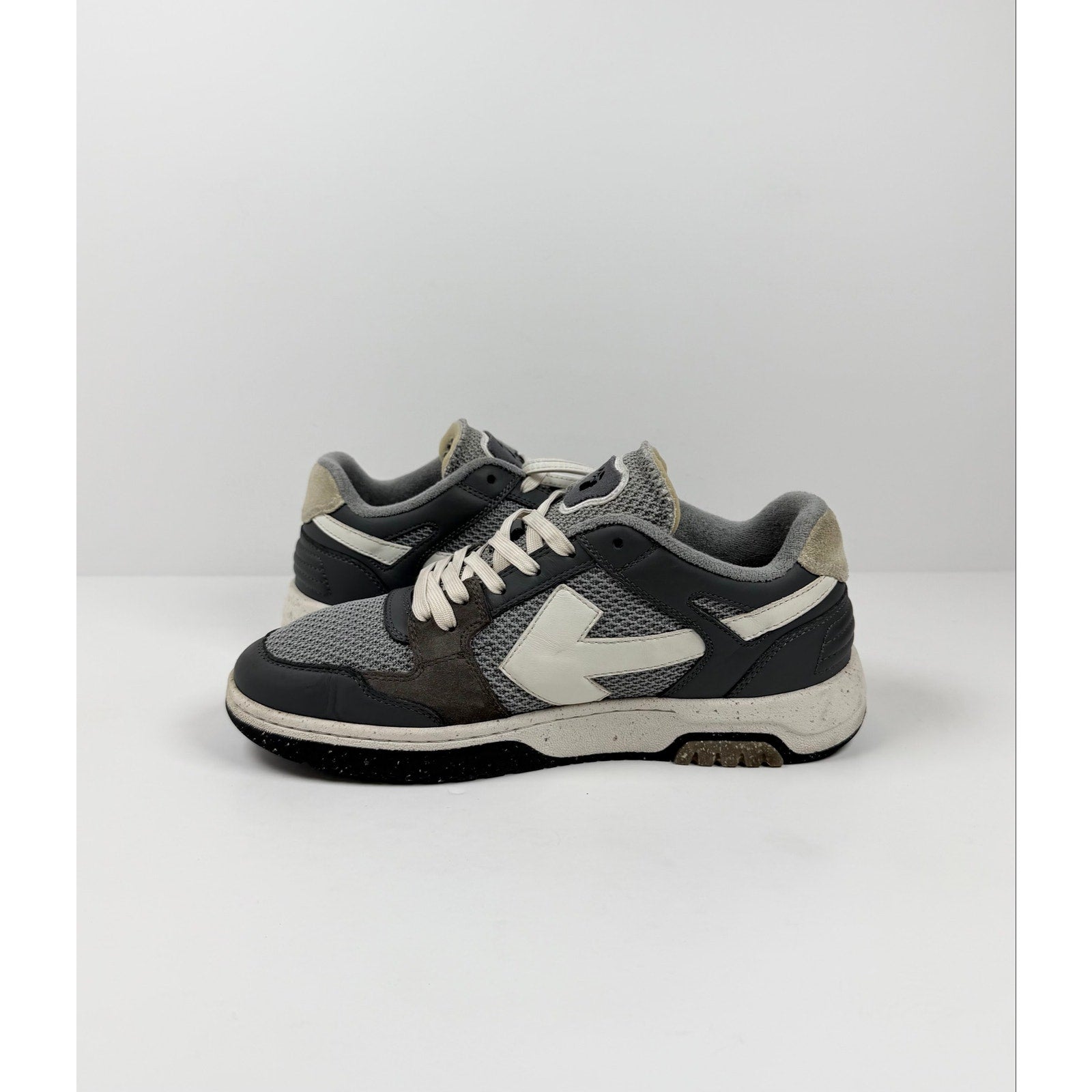 Size 43EU/10US - Off-White Out Of Office Grey White Sneakers