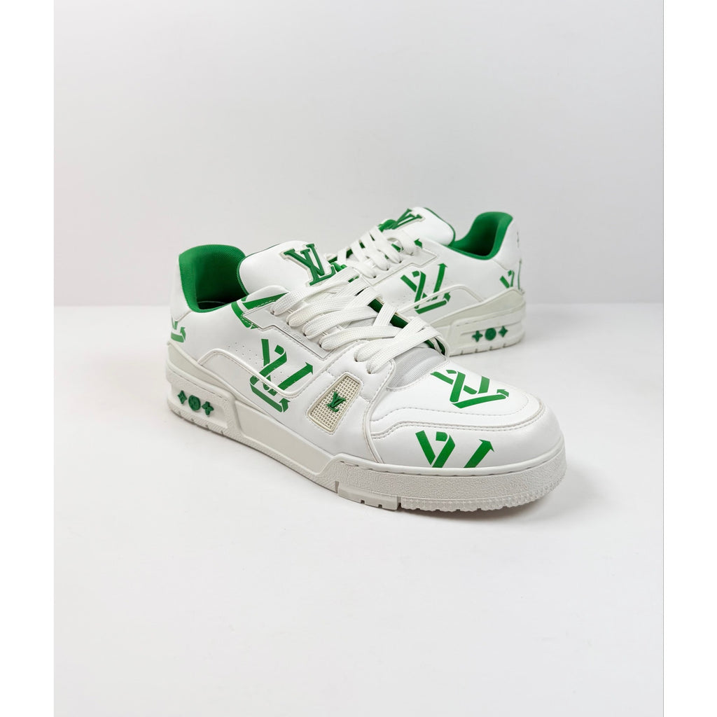 Size 7LV/8US - Louis Vuitton Trainer White Green