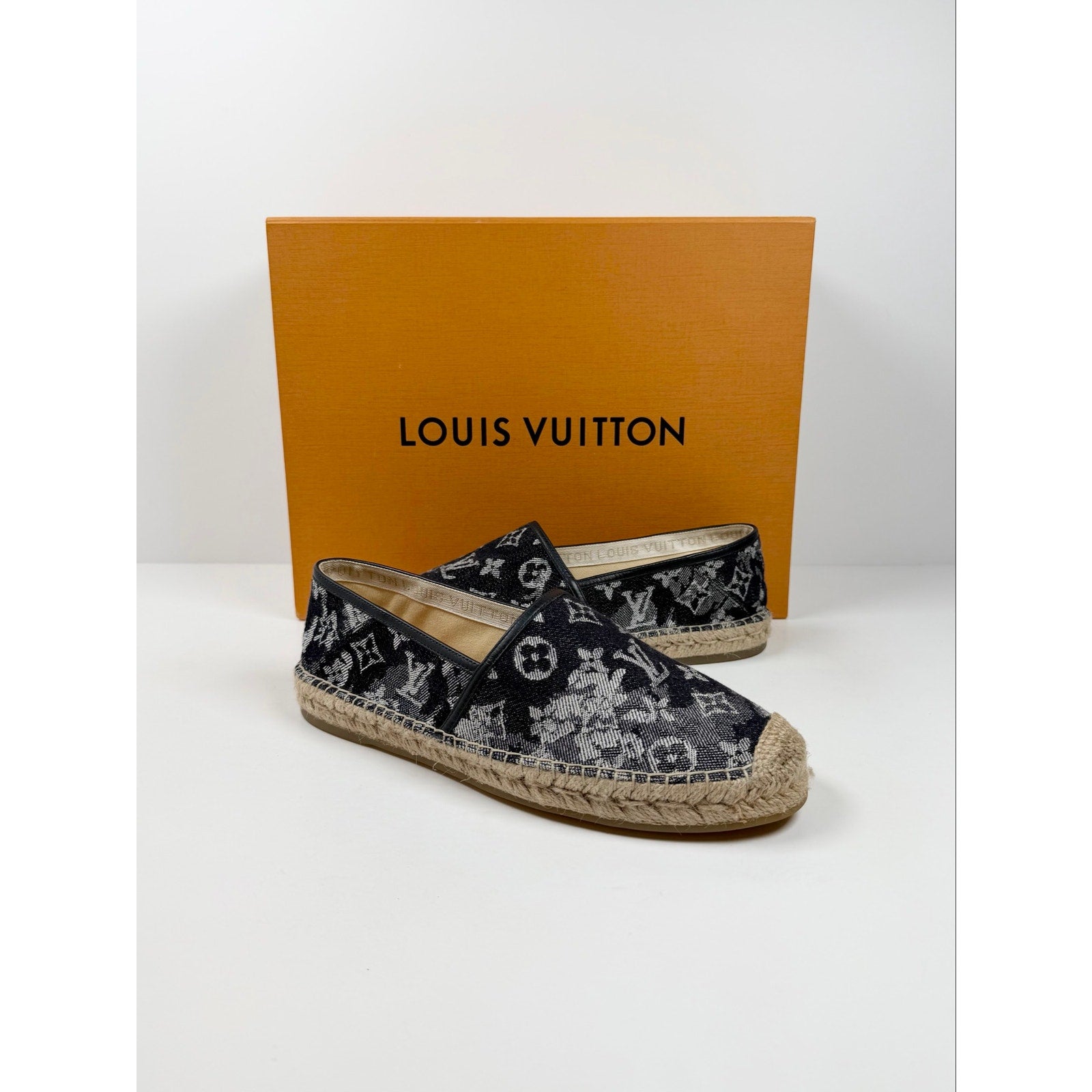 Size 7.5LV/8.5US - Louis Vuitton Monogram Denim Espadrilles