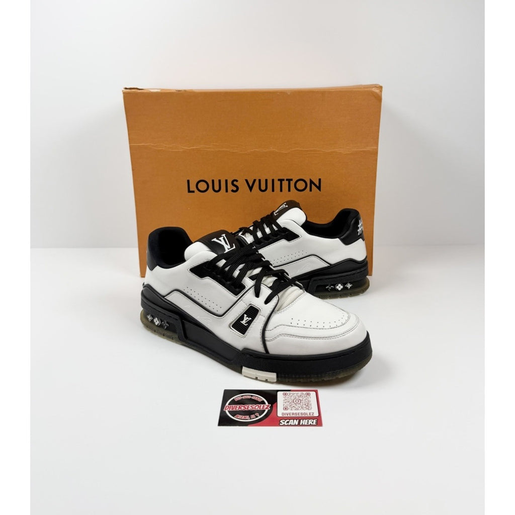 Size 7UK/8US - Louis Vuitton White Black Trainers