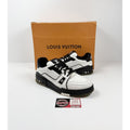Size 7UK/8US - Louis Vuitton White Black Trainers
