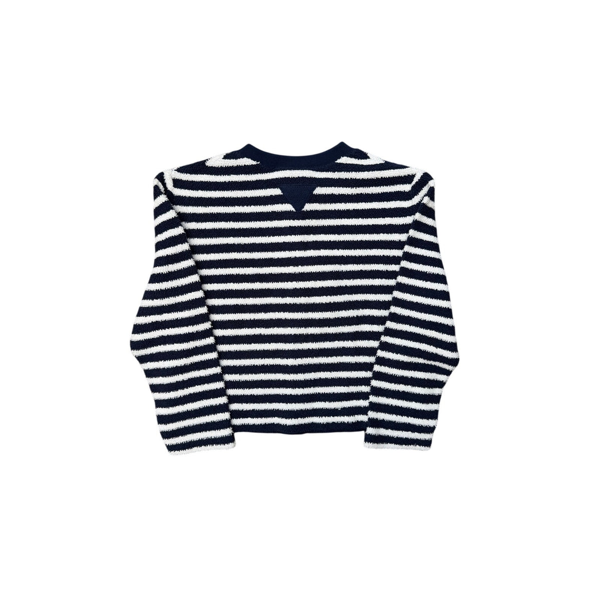 Size M - Prada Striped Bouclé Cardigan Sweater NEW