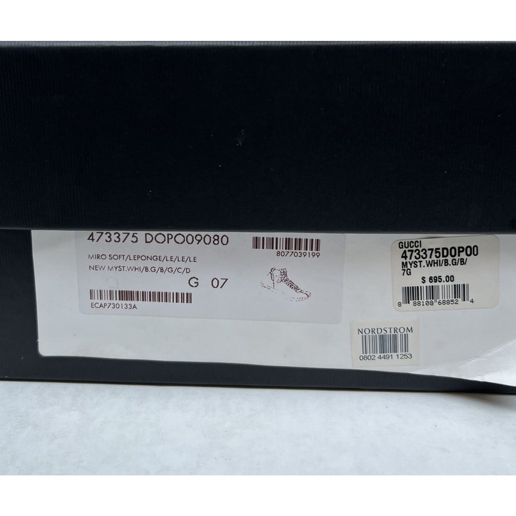Size 7G/7.5US - Gucci Rainbow Collar Leather High