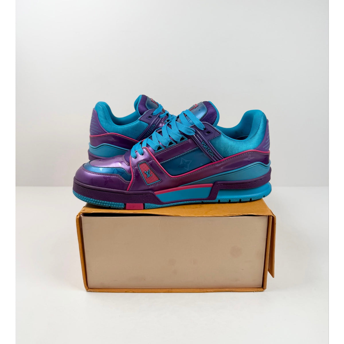 Size 8LV/9US - Louis Vuitton Trainer Purple Teal