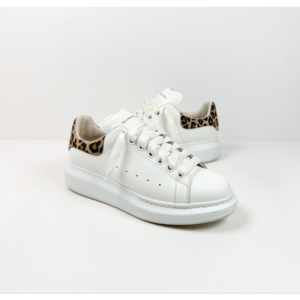 Size 41EU/8US - Alexander McQueen White Leopard