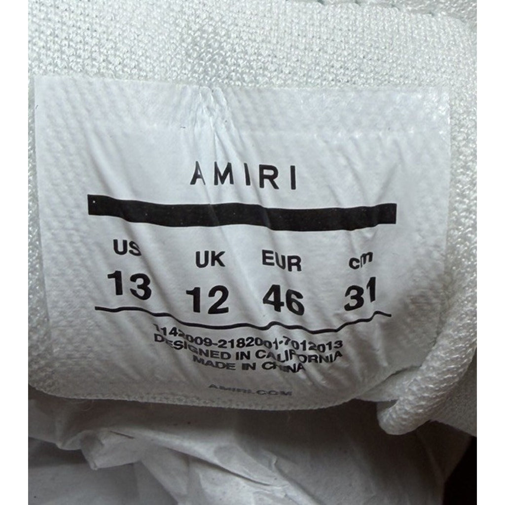 Size 46EU/13US - Amiri Skel Top High Brown NEW
