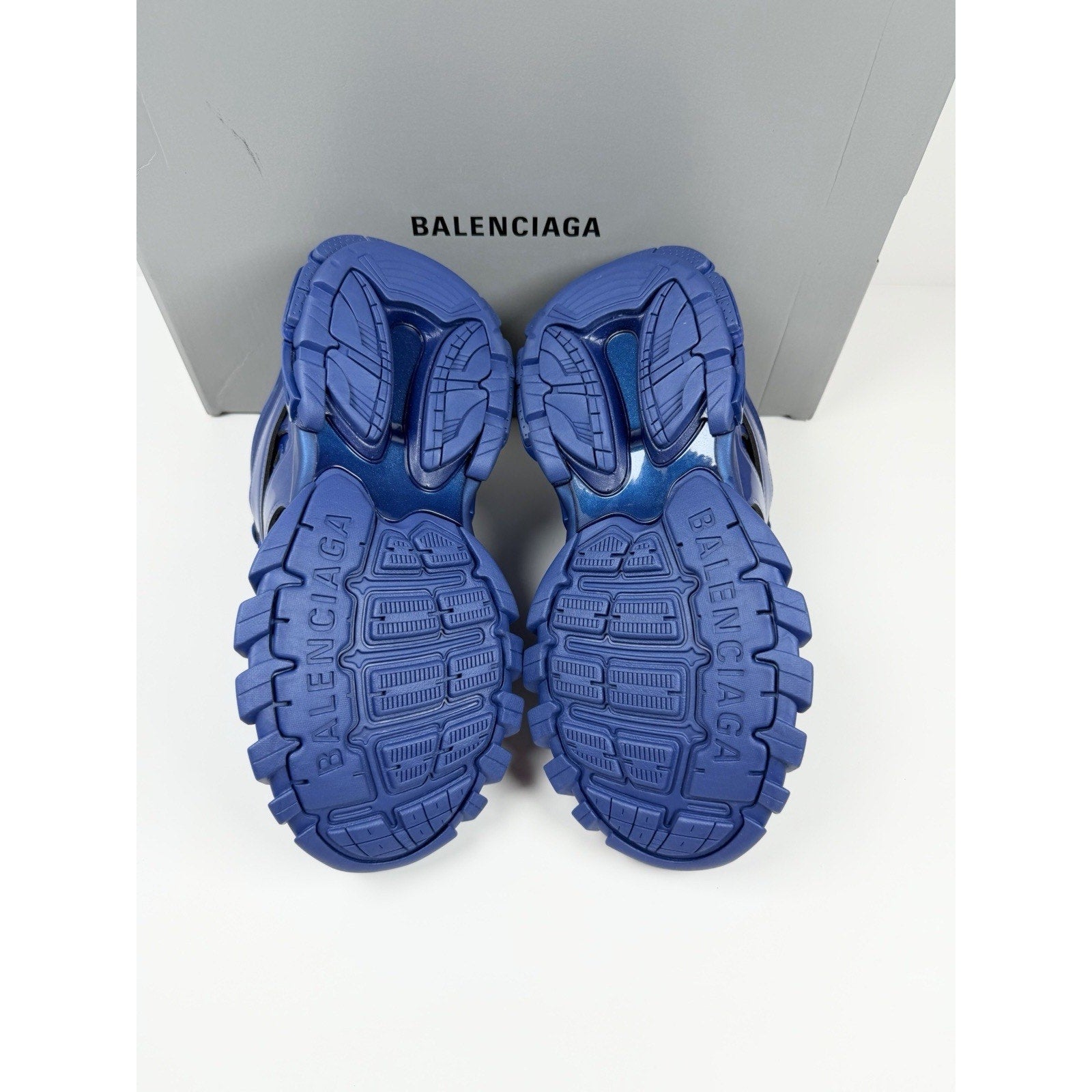 Size 40EU/7US - Balenciaga Track Metallic Blue NEW
