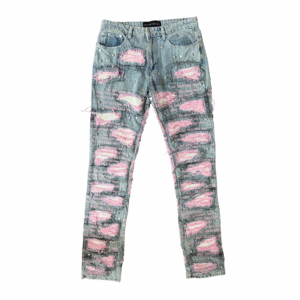 Size 30 - Who Decides War Light Blue Jeans